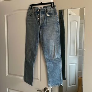 Agolde high rise Riley crop